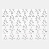 Cello Tekst Kerstboom Inpakpapier Vel (Voorkant 2)