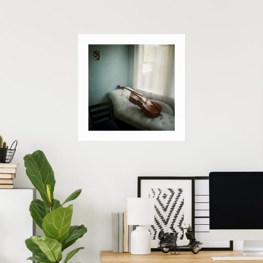 Cello Therapy Session poster (Thuiskantoor)