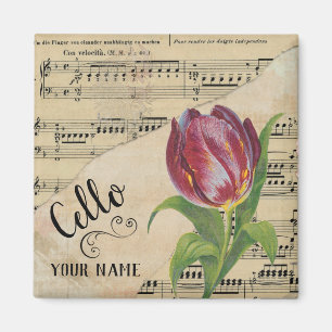 Cello Tulip  — Datablad Music Gepersonaliseerd Magneet