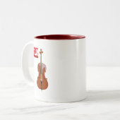 Cello! Tweekleurige Koffiemok (Voorkant links)