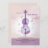 Cello - Uitnodiging tot overweging (Voorkant / Achterkant)