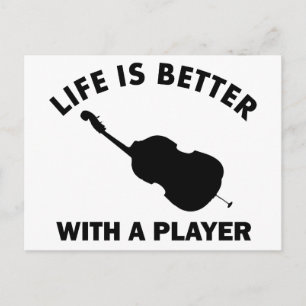 Cello Vector design Briefkaart