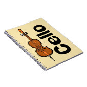 Cello verticale tekst notitieboek (Rechterzijde)