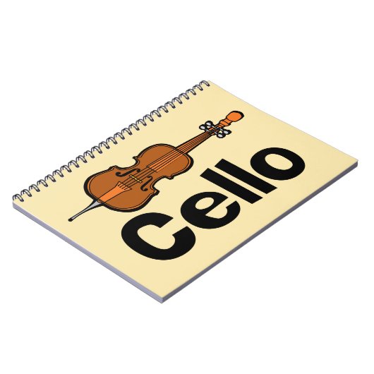 Cello verticale tekst notitieboek (Linkerzijde)