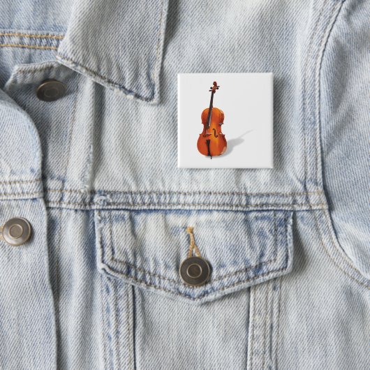 Cello Vierkante Button 5,1 Cm (In situ)