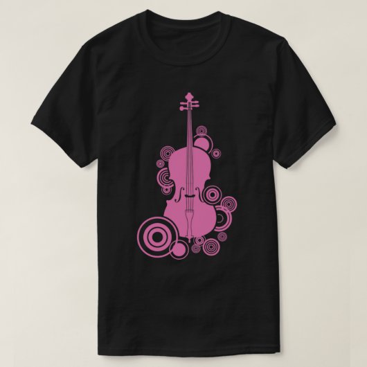 Cello Violoncello Bass Violin String Instrument T-shirt (Design voorkant)
