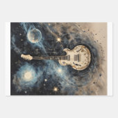 Cello, Viool Gitaar: dromerige muziekinstrumenten Inpakpapier Vel (Voorkant 2)