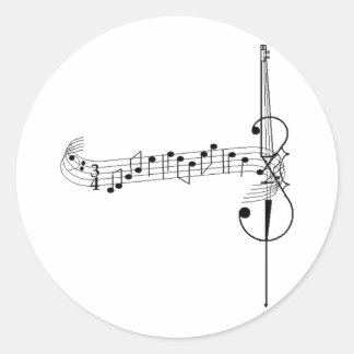 Cello Waltz Ronde Sticker