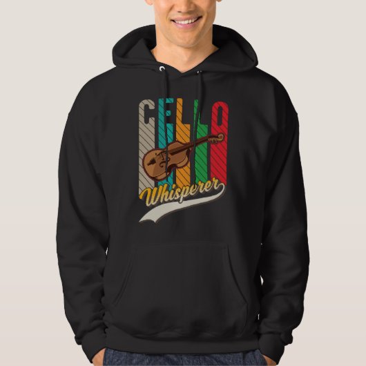 Cello Whisperer Cello Player Cellist Hoodie (Voorkant)