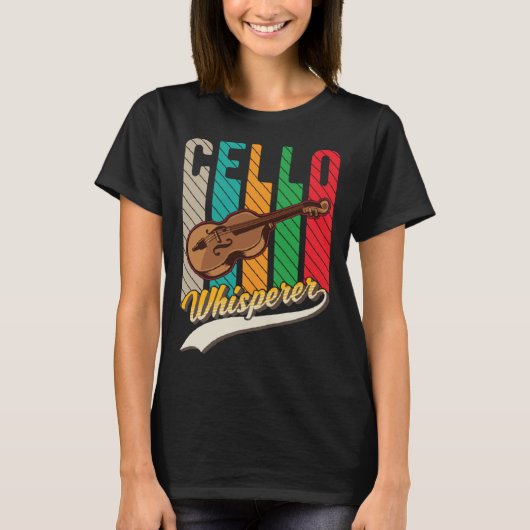 Cello Whisperer Cello Player Cellist T-shirt (Voorkant)