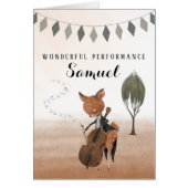 Cello Wonderful Performance Wenskaart (Voorkant)