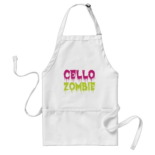 Cello Zombie Standaard Schort (Voorkant)