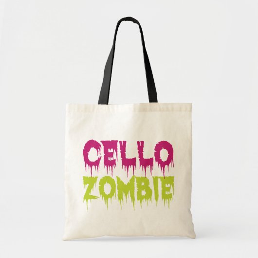 Cello Zombie Tote Bag (Voorkant)