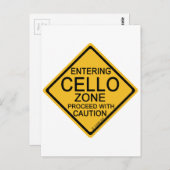 Cello-zone invoeren briefkaart (Voorkant / Achterkant)