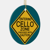 Cello-zone invoeren keramisch ornament (Rechts)