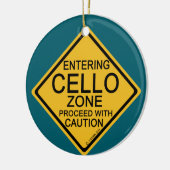 Cello-zone invoeren keramisch ornament (Links)