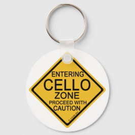 Cello-zone invoeren sleutelhanger