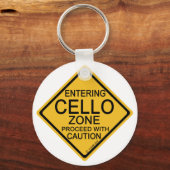 Cello-zone invoeren sleutelhanger (Voorkant)