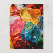 Cellofane edelstenen briefkaart (Voorkant)