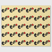 cellohart cadeaupapier (Vlak)