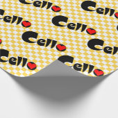 cellohart cadeaupapier (Hoek)