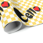 cellohart cadeaupapier (Rol Hoek)