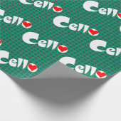 cellohart cadeaupapier (Hoek)