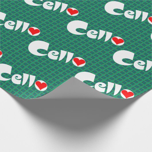 cellohart cadeaupapier (Hoek)