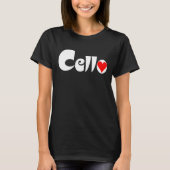 cellohart t-shirt (Voorkant)