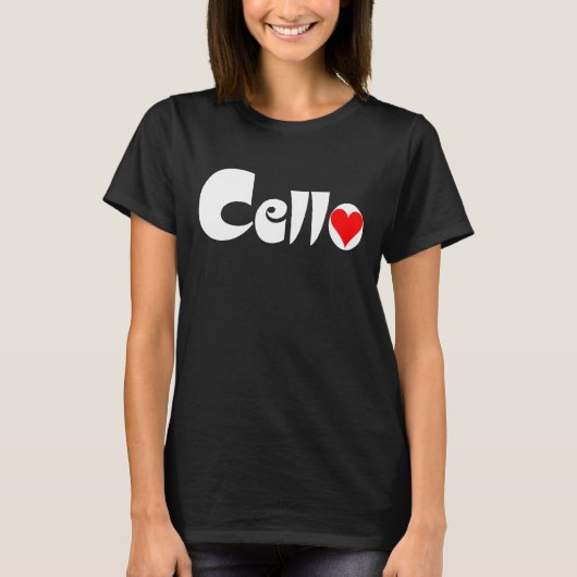 cellohart t-shirt (Voorkant)