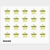 Celloholic Life Star-Sticker Ster Sticker (Vel)