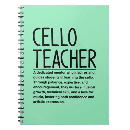 Celloles Notitieboek (Voorkant)
