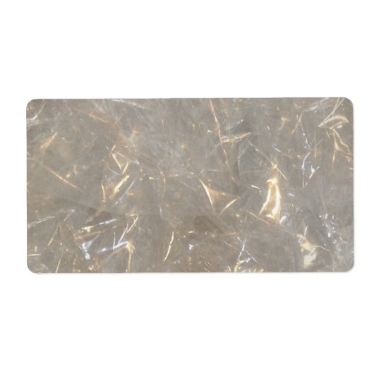 Cellophane afbeelding wissen etiket (Voorkant)