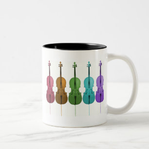Cellos en Color Tweekleurige Koffiemok