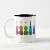 Cellos en Color Tweekleurige Koffiemok (Links)
