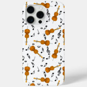 Cello's en zwarte Muzieknoten Case-Mate iPhone Case (Achterkant)