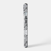 Cello's in een hoek Grijs iPhone 15 Case (Linkerkant)