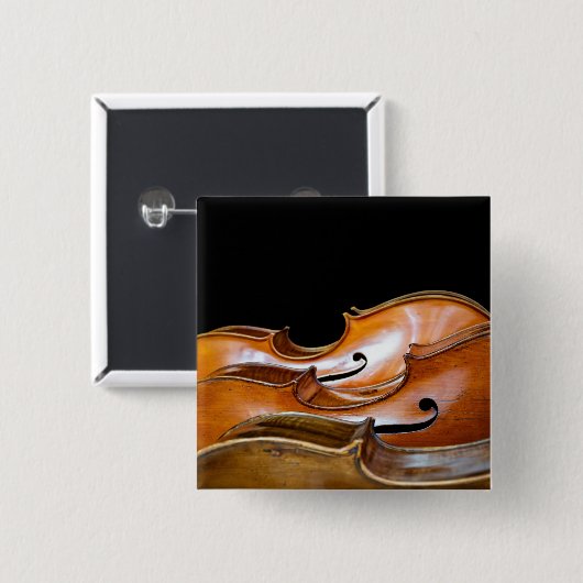 Cello's Vierkante Button 5,1 Cm (Voorkant /achterkant)