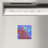 Cellosmozaïekmagneet Magneet (Insitu (Vaatwasser))