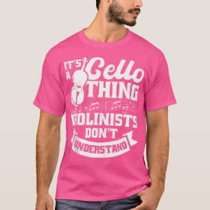 Cellosnaarspeler Cellist Symfonieorkest Viool T-shirt