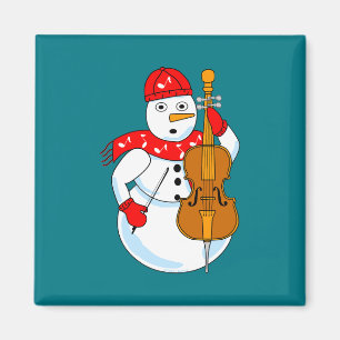 Cellosneeuwman Magneet