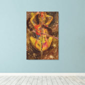 Cellosonatesdoek Abstract Schilderij Canvas Afdruk (Insitu (Houten vloer))
