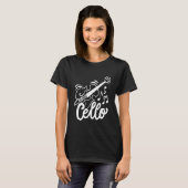 Cellospeler Cellist T-shirt (Voorkant volledig)