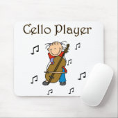 Cellospeler Muismat (Met muis)