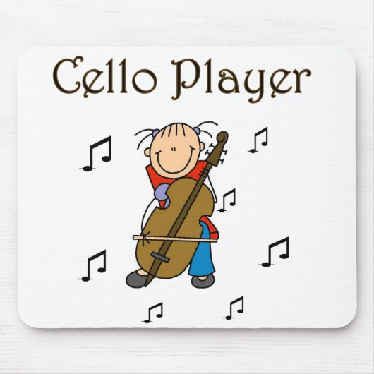 Cellospeler Muismat (Voorkant)