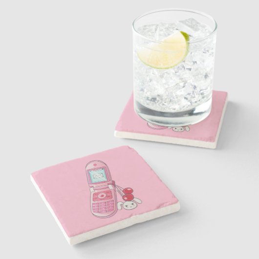 Cellphone Stone Onderzetter (Zijkant)