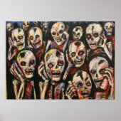 Cellphone Zombies by jack larson Poster (Voorkant)