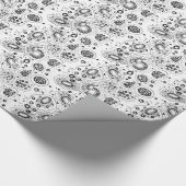 Cellulair ontwerp cadeaupapier (Hoek)