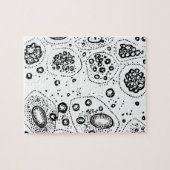 Cellulair ontwerp legpuzzel (Horizontaal)