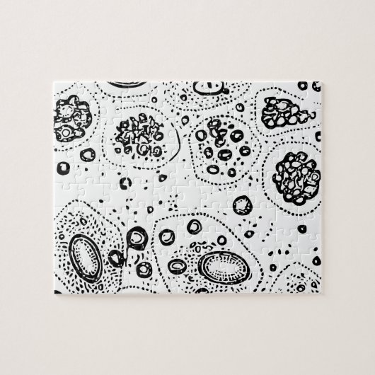 Cellulair ontwerp legpuzzel (Horizontaal)